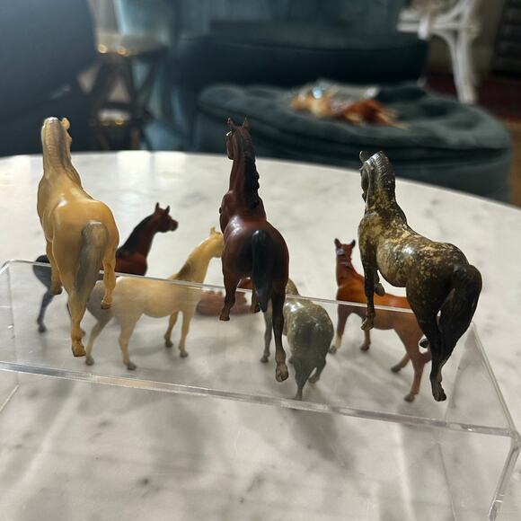 Vintage 1975 Breyer Stablemates Miniature Toy Horses Lot of 8 - Picture 7 of 12